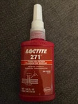 Loctite 271 High Strength Threadlocker 50ML 1.69 Fl Oz. 135381 Exp 07/2027. Fixed Price $21.00.