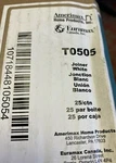 T0505 Amerimax Gutter Joiner White ( 25 Per Case). Fixed Price $199.99.