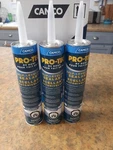 Camco Pro Tec Rv Roof Sealant 10 Ounce Tubes Lot 3. Fixed Price $35.00.