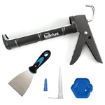 Leikius Gun,no-drip Silicone Caulking 9 Inch, Black-siliver. Fixed Price $15.72.