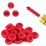 20 Pack Saver Caps - Seal And Preserve Open Caulking Tubes Red. Fixed Price $6.78.