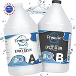 Promise Epoxy Resin Kit 2 Crystal Clear Self Leveling Food Safe Table Top. Fixed Price $154.99.