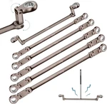 Extra Long Flex Head Ratchet Wrench Set, 6 Pcs Metric 8-19MM, 72 Teeth. Fixed Price $91.92.
