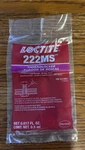 Loctite 222MS 0.5ML (0.017OZ) - Lot Of 10 Low Strength Thread Locker 231483. Fixed Price $12.50.