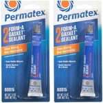 Permatex Form-a-gasket NO.2 Sealant Set Resists Gas, Oil & Grease 3OZ (2X1.5OZ). Fixed Price $10.95.