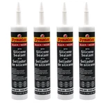 Dynatex Industrial Silicone 10.1OZ Caulk Tube Flexible Watertight (4-PACK). Fixed Price $46.96.