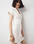 White House Black Market Whbm Dress Womens Sz 8 Cs Wrap Shirt Mini. Fixed Price $34.95.