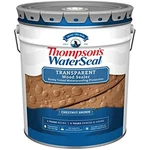 Thompson's Water Transparent Wood Sealer, Chestnut Brown, 5 Gallon. Fixed Price $170.00.