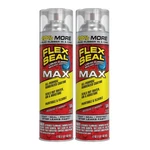 Flex Seal Max, 17 Oz, 2-PACK, Clear, Stop Leaks Instantly, Waterproof Rubber Spr. Fixed Price $21.49.