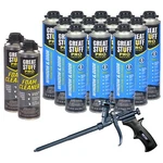 Great Stuff Window & Door 20 Oz Foam (12), Gun Cleaner (2), Applicator. Fixed Price $224.49.