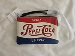 Perfect! Nwt Coach X Pepsi Corner Zip Wristlet Pouch F25865 Red White Blue. Fixed Price $90.00.