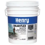 New Henry Solar-flex 4.75 Gal White Acrylic Reflective Elastomeric Roof Coating. Fixed Price $101.35.