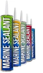 Marine Sealant And Adhesive, Waterproof Grade Caulk, High 10 Oz, Gray. Fixed Price $38.01.