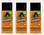3 Gorilla Glue Heavy Duty Super Strength Adhesive Spray Clear Multi Purpose 4OZ. Fixed Price $31.34.