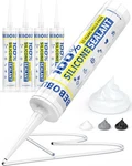 Silicone Caulk Sealant Clear 10.2OZ Waterproof 4 Pack BB2126-1 Shrink Crack. Fixed Price $51.99.
