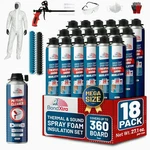 Spray Foam Insulation Kit (18 32.80 OZ/930 Gr 480 Board Feet), Self-expandin. Fixed Price $227.99.