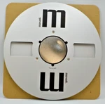 Vintage Maxell MR-10 Aluminum Take Up Reel .5 Inch, Box & Label Plastic- R1. Fixed Price $87.88.