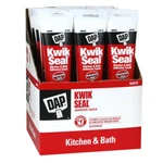 Kwik Seal 5.5 Oz. White Kitchen And Bath Adhesive Caulk (12-PACK). Fixed Price $44.38.