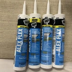 Lot 4 Dap Alex Flex 10.1 Oz. White Premium Molding And Trim Sealant. Fixed Price $19.00.
