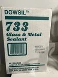 Corning Dowsil 733 Aluminum Glass & Metal Rtv Sealant 10.1 Oz. Ea. Lot Of 12. Fixed Price $100.00.