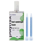 Polymix Grey Fast Semi Rigid Foam Cartrdige 200ML & Two Mixing Nozzles. Fixed Price $28.47.