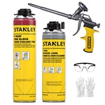 Stanley F952P Orange Fire-rated Sealant Foam 24OZ, 1 Pack Pro Set, Gun Incl.. Fixed Price $39.92.