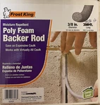 Frost King Caulk Foam Backer Rod - 3/8 In. Dia X 256 Ft. Contractor Pack. Fixed Price $21.00.