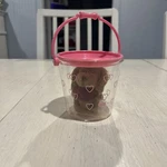 Russ Stuffed Cling Dog With Bucket Vintage Window Mirror Decor. Fixed Price $14.98.
