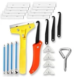 Grout Removal Caulking Tools 24-IN-1 Kit With Silicone Glass Glue Angle .... Fixed Price $14.44.