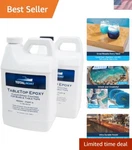 High Gloss Self-leveling Epoxy Resin Kit Ideal For Wood, Bar Tops & More. Fixed Price $89.99.