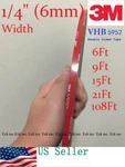 3M Vhb #5952 1/4" X 15/21/36/108 Ft Double-sided Acrylic Foam Tape Automotive.. Fixed Price $42.99.