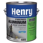 Henry Smooth Aluminum Fibered Roof Coating 0.9 Gal HE555042. Fixed Price $32.00.