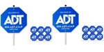 Pack Security Signs 28" With 12 Double-sided Stickers, Yard Weatherproof. Fixed Price $37.90.