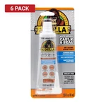 Gorilla 8090002 Clear Silicone Sealant Tube 2.8 Oz. (pack Of 6). Fixed Price $43.57.