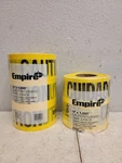 (5 Pack) Empire 3"X1000' Tape Roll "caution. Fixed Price $30.00.