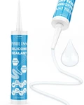 Paulinn Silicone Sealant, 100% Caulk Clear Waterproof For Rv, Kitchen,. Fixed Price $18.65.