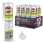 Kraken Bond Clear Seal Acrylic Caulk, 10.5OZ 12 Pack. Fixed Price $99.99.