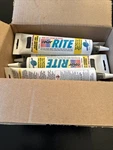 12 Pack Color Rite Sealant And Adhesive Caulk 5.5 Oz BC17 Black For Laminate. Fixed Price $89.00.