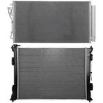 Aluminum Radiator & Ac Condenser Cooling Kit For 2016 Kia Optima. Fixed Price $128.88.
