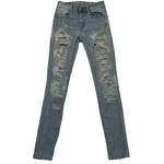 American Eagle 00 Hi Rise Jegging 360 Super Stretch Destroyed Denim Jeans 23X28. Fixed Price $8.10.