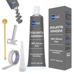 Gray Rtv Silicone Sealant Adhesive 100% High Temperature Caulk Water.... Fixed Price $26.37.