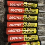 Loctite Pl Premium 28 Oz. Polyurethane Construction Adhesive 1390594 Pack Of 7. Fixed Price $70.00.