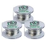 Hakko Hexsol Lead-free Solder SN-3.0AG-0.5CU 0.8MM 3M FS521-08301. Fixed Price $41.28.