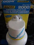 2000 Gph 50-19301 Seachoice 12 Volt 1-1/8 Nd Boat Parts Pumps Bilges. Fixed Price $66.83.