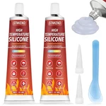 Stnkeno High Silicone Sealant, Temperature Adhesive, Transparent. Fixed Price $20.79.