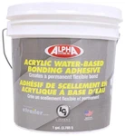 Alpha Systems 8011 Acrylic Water Based Bonding Adhesive - Gallon. Fixed Price $120.19.