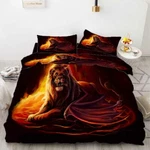 Tiger Fire Layout 3D Printing Duvet Quilt Doona Covers Pillow Case Bedding Sets. Fixed Price $91.94.