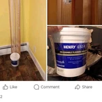 Henry 650R Releasable Flooring Adhesive For Tile Vinyl Installation. Fixed Price $40.00.