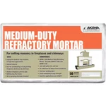 Akona 104319 Medium Duty Refractory Mortar, 50 Lb, Bag. Fixed Price $69.29.