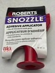 Roberts Snozzle Adhesive Applicator Fits Standard Caulk Guns Red 10-981-25 (3PK). Fixed Price $14.85.
